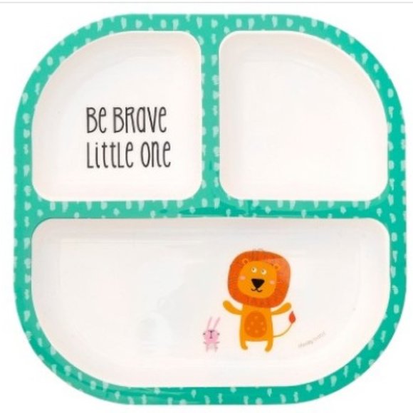 3 New divided Plates Lion, Alligator & Giraffe - Picture 5 of 6